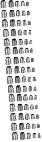 HOMSFOU 75 STK Eiserner Axtkeil Keile Vorschlaghammer Axtstiel Tauschen Beil Runder Keil Griffspaltung Keil Für Schwere Äxte Griffkeil-kit Ringkeil Keil Mit Rundem Axtstiel Spaltkeil Eisen