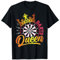 DART QUEEN Dartspielerin T-Shirt Damen Schwarz Klein Klassisch Kurzarm Rundhals-Ausschnitt Dart-Thematisches Frauen T-Shirt Geburtstag Geschenk