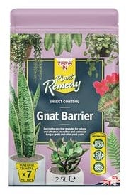 Zero In® Gnat Barrier Granules - 2.5L, Natural, Non-Toxic Natural Fungus Gnat Control for Indoor Houseplants, Insect Control
