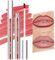 Lip Liner Stain Peel off - Peel off Lip Liner with Matte Finish, Long Lasting Lip Stain Peel off Waterproof Plumps up Lip Colour Lip Liner, Highly Pigmented Lip Tint Stain (01#, 20g)