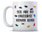 BWW Print - You are My Favourite Human Bean! - Punny Valentines Day Mug Gift, Ceramic, 11fl.oz.