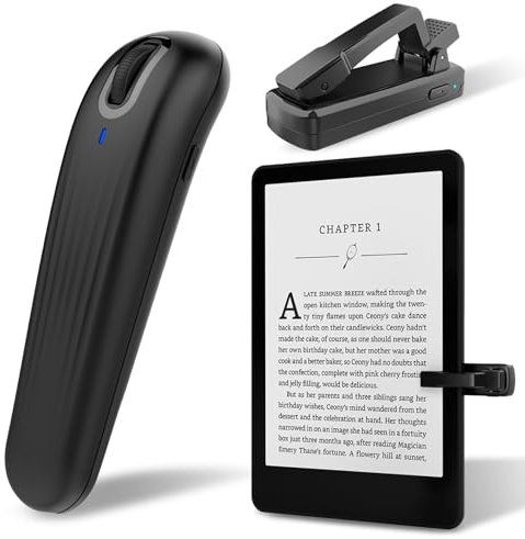 Page Turner for Kindle Paperwhite, RF Remote Control Page Turner Clicker for Tablets Reading Novels Taking/Kobo Surface Comics,Wireless Page Turner for iPhone Android