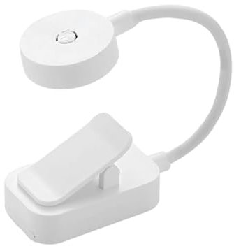 Liakyunf Lampe à clipser, lampe rechargeable à clipser, lampes d'aquarium avec 3 températures de couleur, luminosité réglable pour aquarium tropical