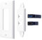 Placa de pared HDTV USB 3.0 con forma organizada para una fácil conexión de dispositivos para una carga rápida