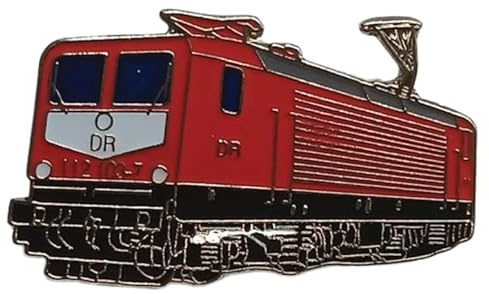 Pin für DR-112 103-7, DB-112, BR-112, BR-143, Anstecker, anstecker, Anstecknadel, Eisenbahn, Zug, Lokomotive, Bahn, Strassen-Bahn, U-Bahn, Schiene, Dampf-Lok, E-Lok