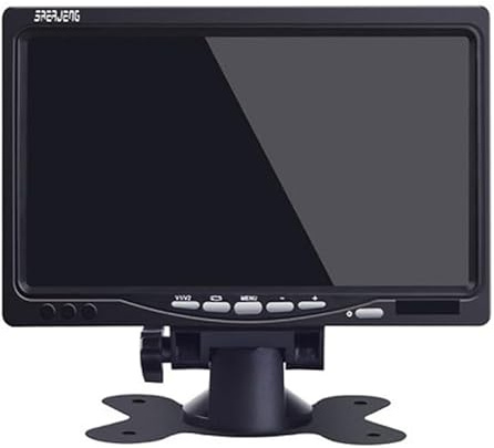 7 Zoll Bildschirm Monitor, 7 Zoll TFT LCD Auto Rückfahrkamera Monitor Bildschirm Auto-Rückfahrbildschirm für Backup Kamera/Rückansicht/DVD/Media Player