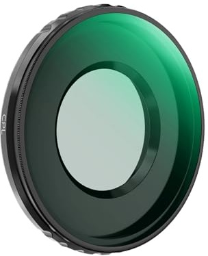 Drohnenfilter kompatibel for DJI Osmo Action 4 CPL/ND8 ND16 ND32 ND64/ND&PL Kamerabeschichtung Optisches Glas Drohnenzubehör(1 PC CPL)