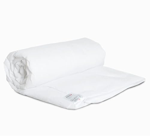 Super Soft Luxury Keep Cool Classic Summer 1.5 Tog Lightweight Anti-Allergy Cotton Mix Fabric Duvet with Hollowfibre Filling – DOUBLE BED - 200 x 200cm (78 x 78”) – Made in Britain