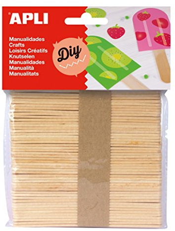 APLI Kids 13063 - Bolsa palo polo natural, 50 uds