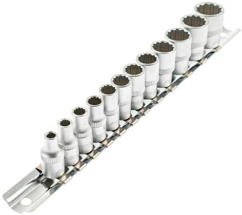 A-IN222 Satz ZOLL Nüsse Werkzeug 5/32- 9/16 Antrieb 6,3mm (1/4) Profil 12-kant
