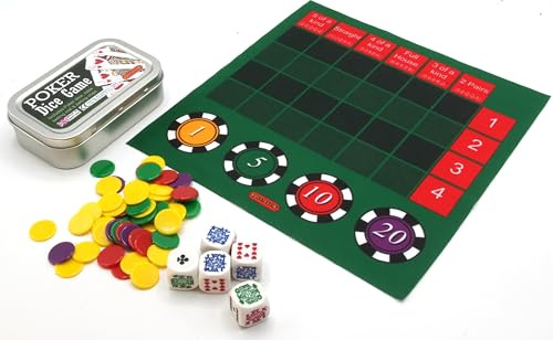 Pocket / Travel Poker Dice game