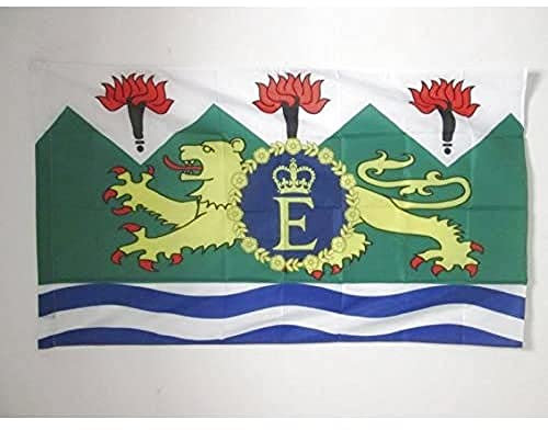 AZ FLAG Bandera del ESTANDARTE Real DE Sierra Leona 1961-1971 150x90cm para Palo - Bandera Reino SIERRALEONÉS 90 x 150 cm