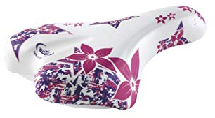 Monte Grappa Ok Go, Selle Unisex, Bianco e Rosa, Taglia Unica