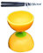ZHOUBA Lustiges chinesisches YOYO Clutch Professionelles Diabolo Set Metallstäbe String Toys - Gelb