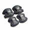 Rodilleras y coderas duras almohadilladas para combate táctico militar duro. Almohadillas de protección para seguridad en deportes de Ever Fairy., color negro, tamaño Tamaño libre