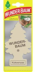 Wunder-Baum Kokosnuss Auto Papier-Lufterfrischer (Papier, Auto, braun)