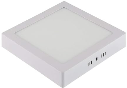 Braytron 18W LED Deckenleuchte Neutralweiß 1360 Lumen 220 x 220 mm Aufputz Lampe Eckig Decke Beleuchtung inkl. Trafo