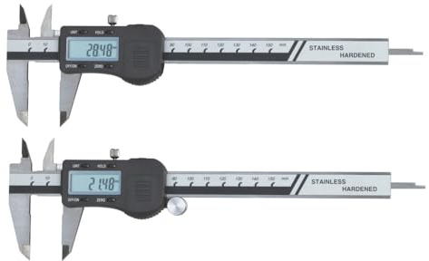Dönges Präzisions-Digital-Schieblehre, DIN 862, 150 mm (Messschieber Schieblehre Meßschieber Taschenmessschieber Präzisions-Schieblehre Präzisions-Uhren-Schieblehre) DIN: 862