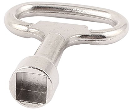 sourcing map Square Socket Utility Key for Electric Meter Box Cupboard Panel Lock