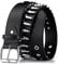 YYHJM Bullet Rivet Gürtel Personalized Black Belt Fantastischer PU Ledergürtel Hip Hop