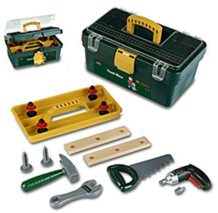 klein toolbox with cordless screwdriver 9-piece