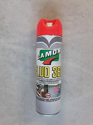 Camon Tracciante Fluo 360 Rosso Vernice Spray Fluorescente Professionale Per La Tracciatura A Terra