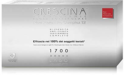 Labo CRESCINA Follicolari Inseln PLATE-LIKE KOMPLEX 12 Behandlung gegen Haarausfall und Wachstum 1700 Damen 10 + 10 Ampullen
