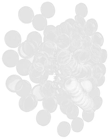 Tenlacum Lot de 100 boîtes transparentes pour capsules de monnaie (26 mm)