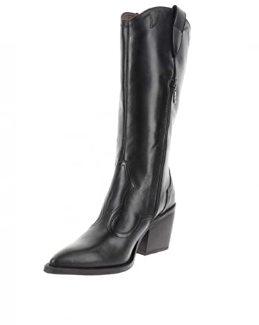 Nero Giardini I013274D Stivali Donna in Pelle - Nero 39 EU