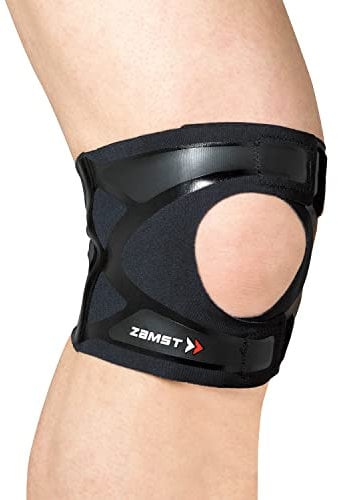 Zamst Filmista Rodillera Ultrafina: Rodillera Deportiva para Hombres y Mujeres para Estabilización - Rodillera para Correr - S