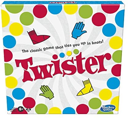 Hasbro Gaming Twister Game for Kids Ages 6 and Up, 4.1 x 26.6 x 26.6 cm
