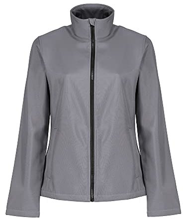 Regatta Damen Professional Women's Ablaze Printable Softshell Jacket Jacke, Rockgrau/Schwarz, 42