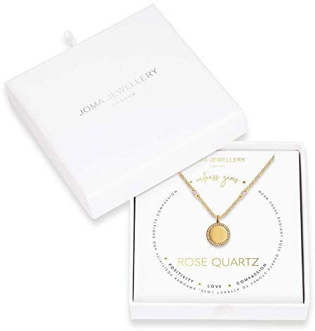 Joma Jewellery Wellness Gems | Rose Quartz Necklace