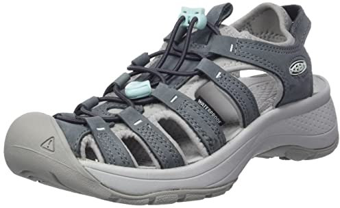 KEEN Damen Astoria West Geschlossene Zehe Sandalen, Magnet/Vapor-Leder, 39.5 EU