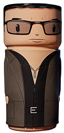 CosCups by Numskull Jurassic Park Ian Malcolm - Taza de cerámica con funda de goma (400 ml)