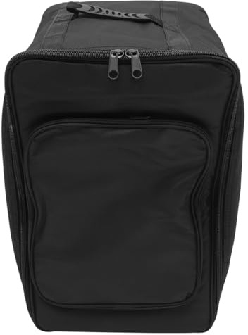 Vaguelly Schwarzer Rucksack, schwarzer Rucksack, schwarzer Rucksack, Cajon-Trommeltasche, Tasche für Cajon-Trommel, Rucksack für Cajon-Rucksack, Rucksack, Reiserucksack