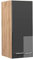 Vicco Armario Colgante Fame-Line, Antracita Alto Brillo/Roble Dorado, 30 cm