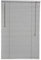 PVC Plain windows shutters for privacy home offices Blinds - Strong Trimmable Easy fit child safe window curtains - Grey/Silver colour - Width 105cm x Drop 213cm