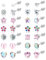 JeweBella 14 Paar Kleine Ohrstecker Set für Damen Mädchen Hypoallergen 316L Chirurgenstahl Ohrringe Kinder Niedlich Blume Perle Herz Zirkonia Ohrringe Tragus Knorpel Piercing Ohrringe Set