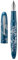 Hongdian N23 Blue Rabbit Fountain Pen, Iridium Extra Fine Nib Silver Trim, New Year Lucky Rabbit Carving Design, Smooth Writing Pen with Converter and Metal Pen Box Set
