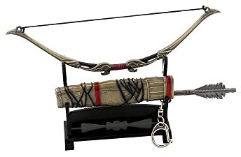 Hanaiette 1 x God of War Chaos Klinge Donner Hammer Axt Schwert Waffe Modell Schlüsselanhänger mit Display-Ständer (Standardmodell 16)