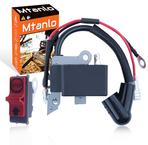 Mtanlo Kit De Bobine D'allumage Pour Husqvarna 240 235 141 141e 137 137e 136 136le 41 36 Pour Pièces De Tronçonneuse,530039143, 545199901, 545063901, 530039239