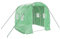 vidaXL Serre avec Cadre en Acier Vert 4 m² 2x2x2 m, polytunnel, Serre à Cadre Froid, Serre pour Tomate, Serre de Jardin, Serre pour Culture