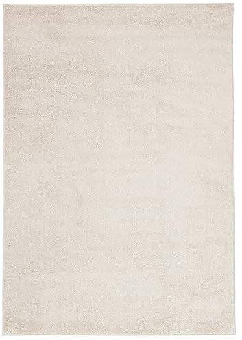 RugVista Memphis, Teppich, Moderne Teppiche, 230 x 160 cm, Rechteckig, Niedriger Stapel, Nur chemische Reinigung, Oeko_tex_100, Cremeweiß