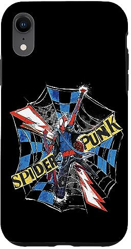 Marvel Spider-Man: Across the Spider-Verse Spider-Punk Web Case for iPhone XR