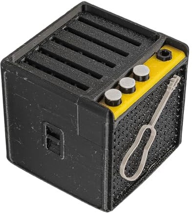 Tiardey 3d Printed Guitar Pick Holder Personalized Guitar Pick Holder 3d Printed Vintage Guitar Amplifier Model Guitar Pick Holder Fun Gifts For Musicians