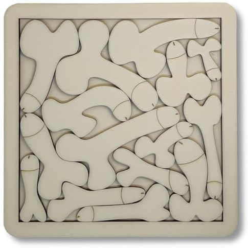 Wooodz Puzzle Casse tête en Bois Les zizis 15 pièces Difficile Fabriqué en France