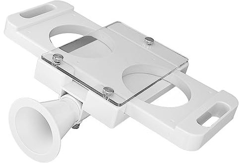 Hamburger Pressing Maker Non Stick Patty Tool, ABS Burger Press with 2 Holes for Sausage Filler, Meat Grinder Attachment, Automatic Burger Forming, 5 Tubes