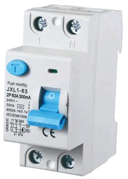 gloca Interruttore Differenziale Puro Salvavita 2P 300mA 220V-6KA CLASSE A 2 Moduli DIN (63 Ampere)