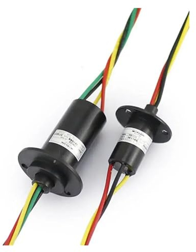 Circuits Slip Ring 2A/5A/10A/20A/30A-Schaltungen, 250 U/min, Kapselschleifring, 600 V, for Roboter, Schutzart IP51, Anschlusslänge: 300 mm(6 Wires,5A)